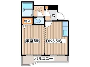 クイ－ンパレス２１の物件間取画像